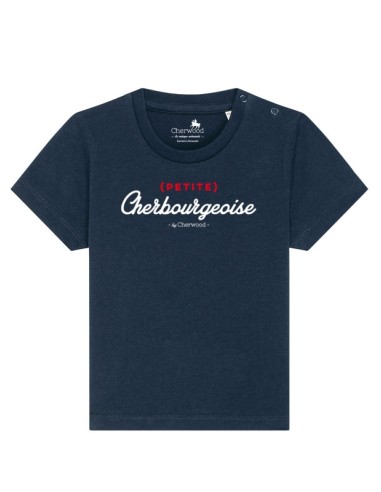 T-shirt Bébé fille (petite) Cherbourgeoise navy