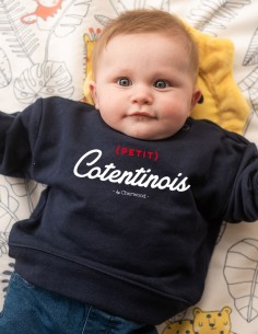 Sweat Bébé garçon (petit) Cotentinois navy