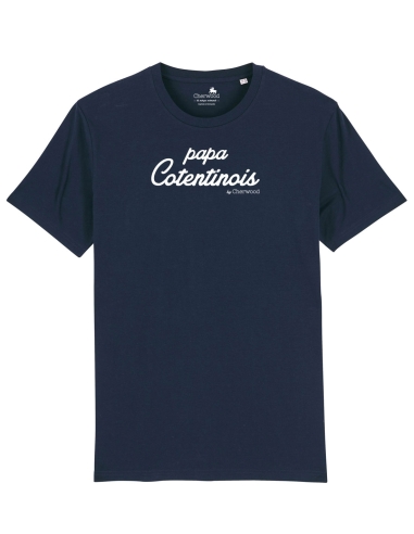 T-shirt Homme Papa Cotentinois navy