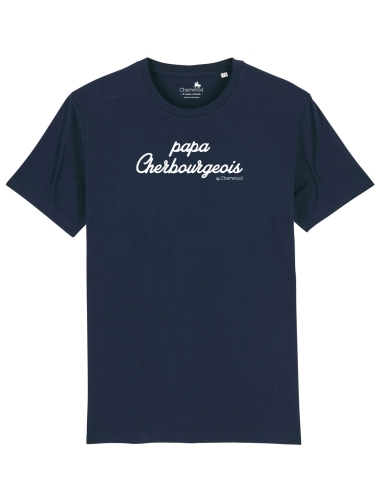 T-shirt Homme Papa Cherbourgeois navy