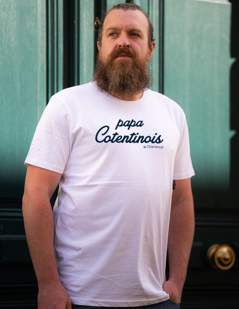 T-shirt Homme Papa Cotentinois • Papa • Cherwood