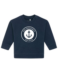 Sweat Bébé garçon Petit Cherbourgeois bien ancré navy