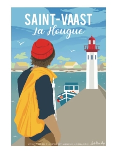 Carte Postale Saint Vaast - Digue by L'Oeil Bleu