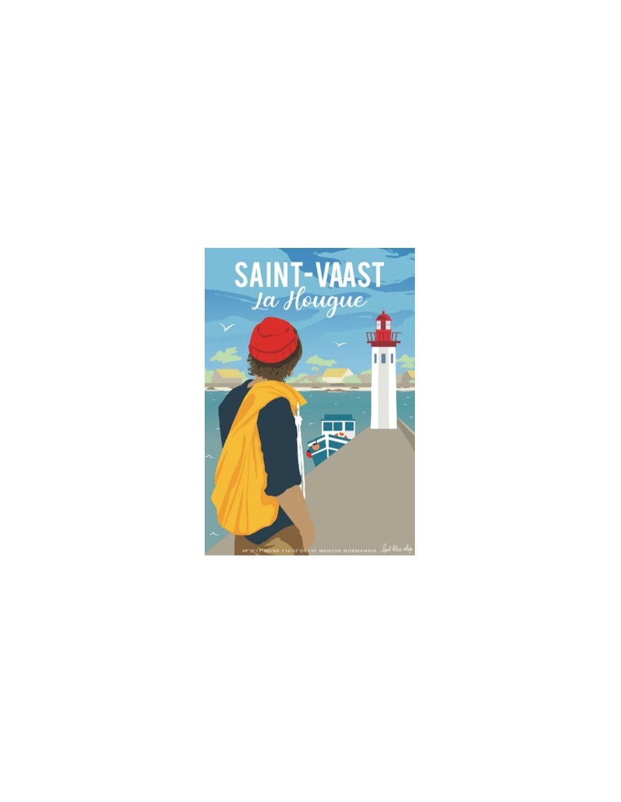 Carte Postale Saint Vaast - Digue by L'Oeil Bleu
