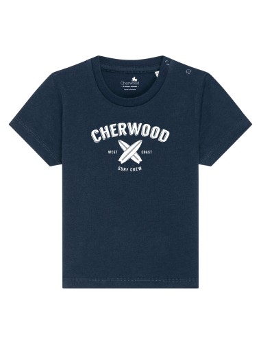 T-shirt Bébé Surf Crew  navy