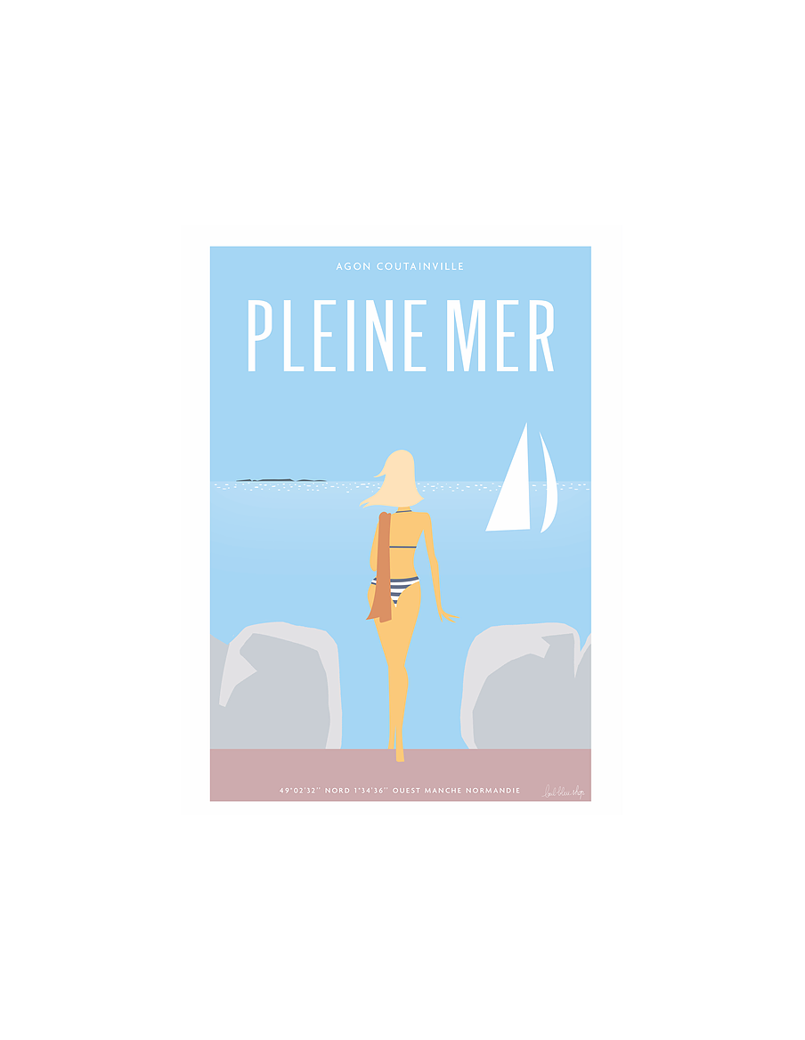 Carte Postale Pleine mer