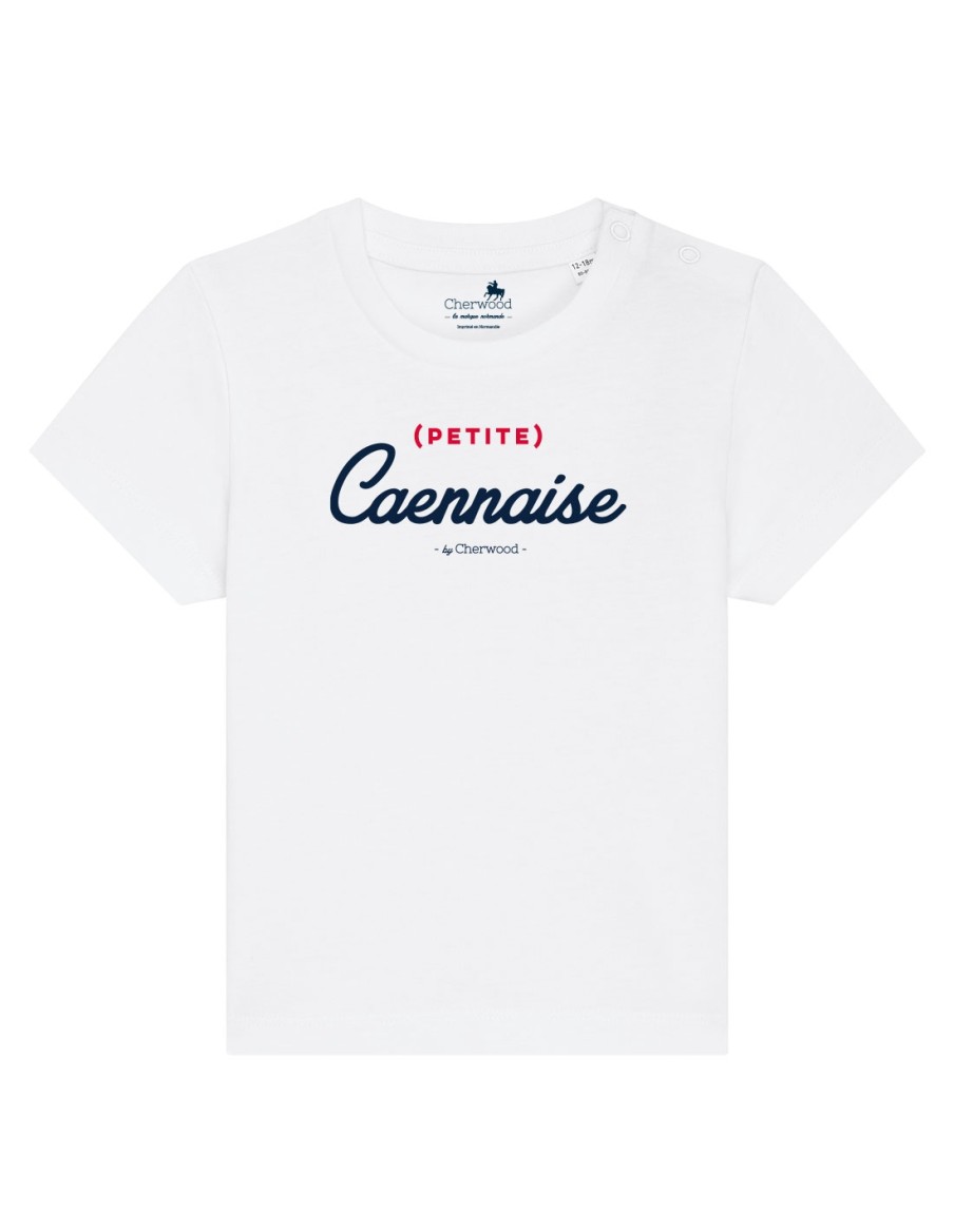 T-shirt Bébé fille (petite) Caennaise • Bébé • Cherwood