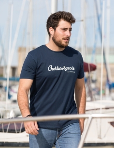 T-shirt navy homme Cherbourgeois