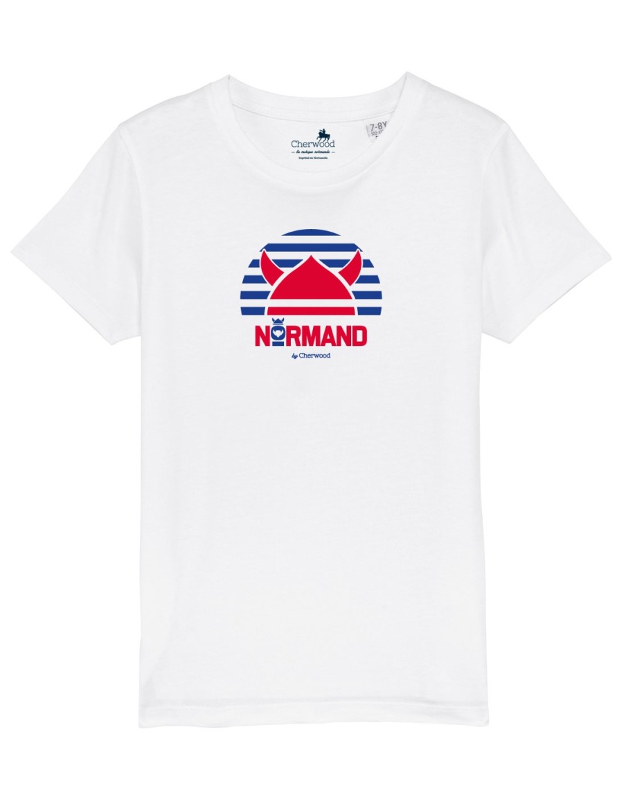 T-shirt Garçon Proud Normand • Enfant • Cherwood