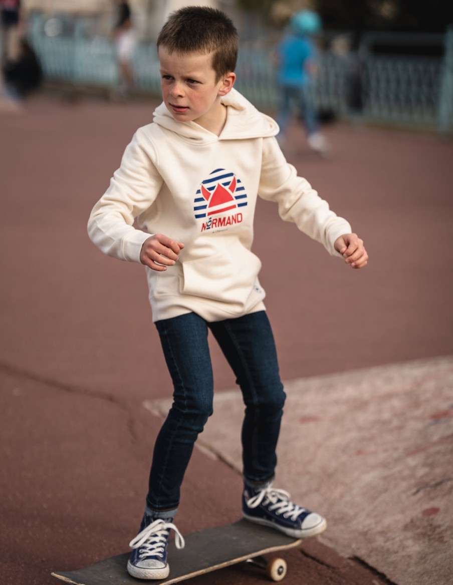 Hoodie Garçon Proud Normand • Enfant • Cherwood