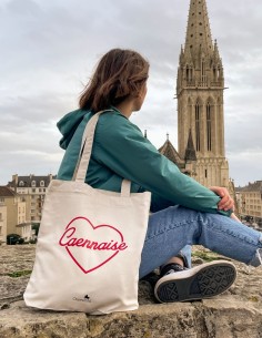 Sac Tote Bag Love Caennaise