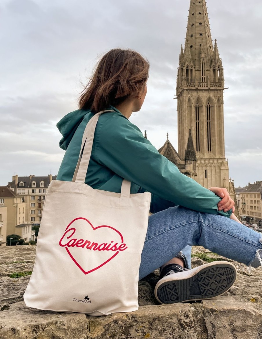 Sac Tote Bag Love Caennaise