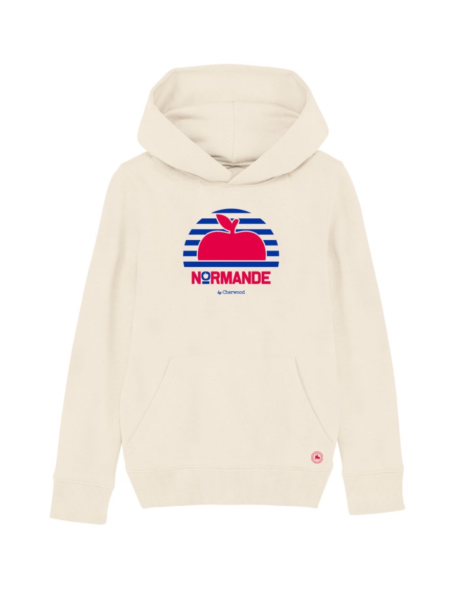 Hoodie Fille Proud Normande • Enfant • Cherwood