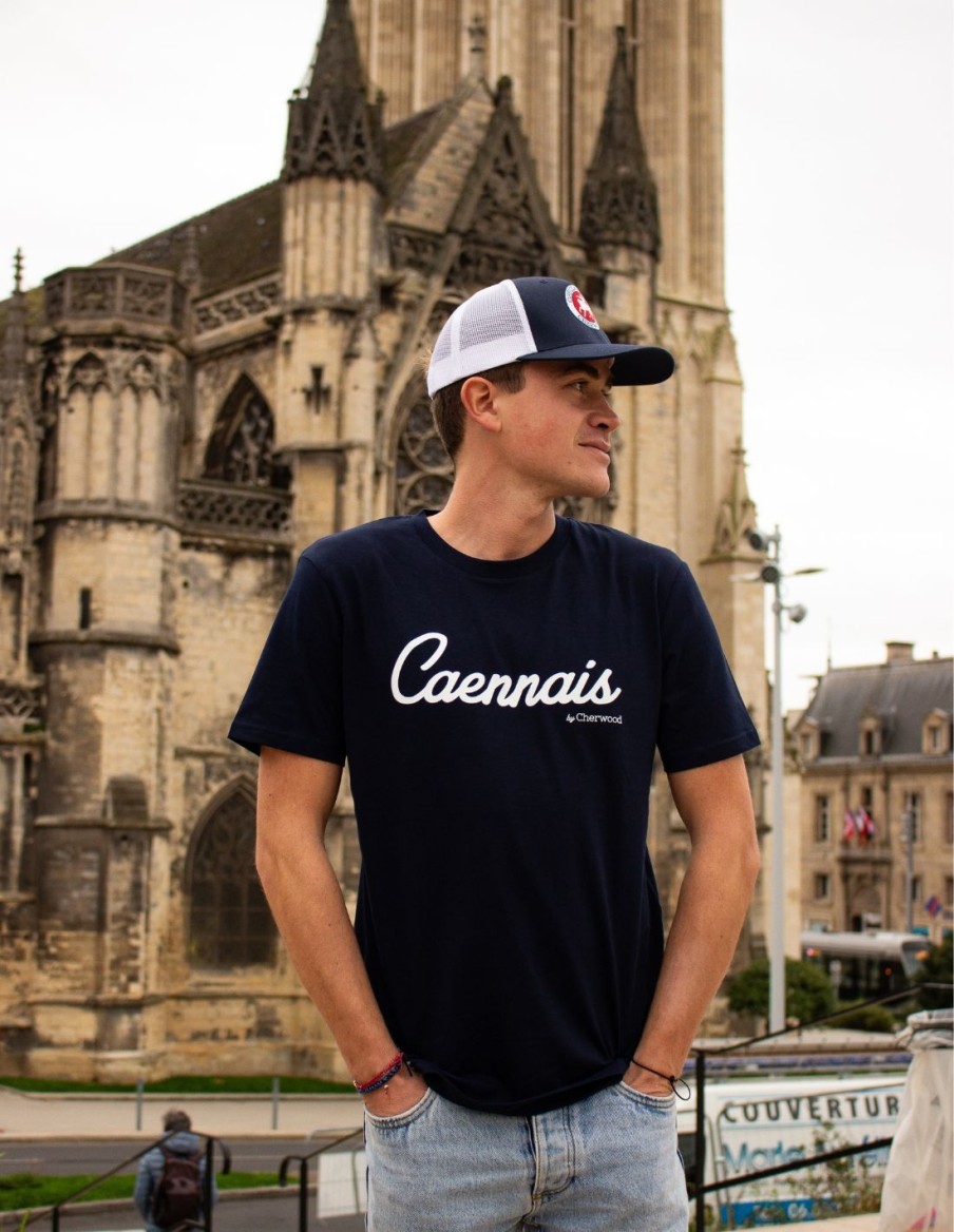 T-shirt homme Caennais navy