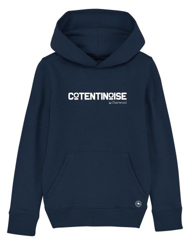 Hoodie Enfant Cotentinoise pomme navy