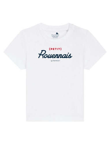 T-shirt Bébé garçon (petit) Rouennais blanc