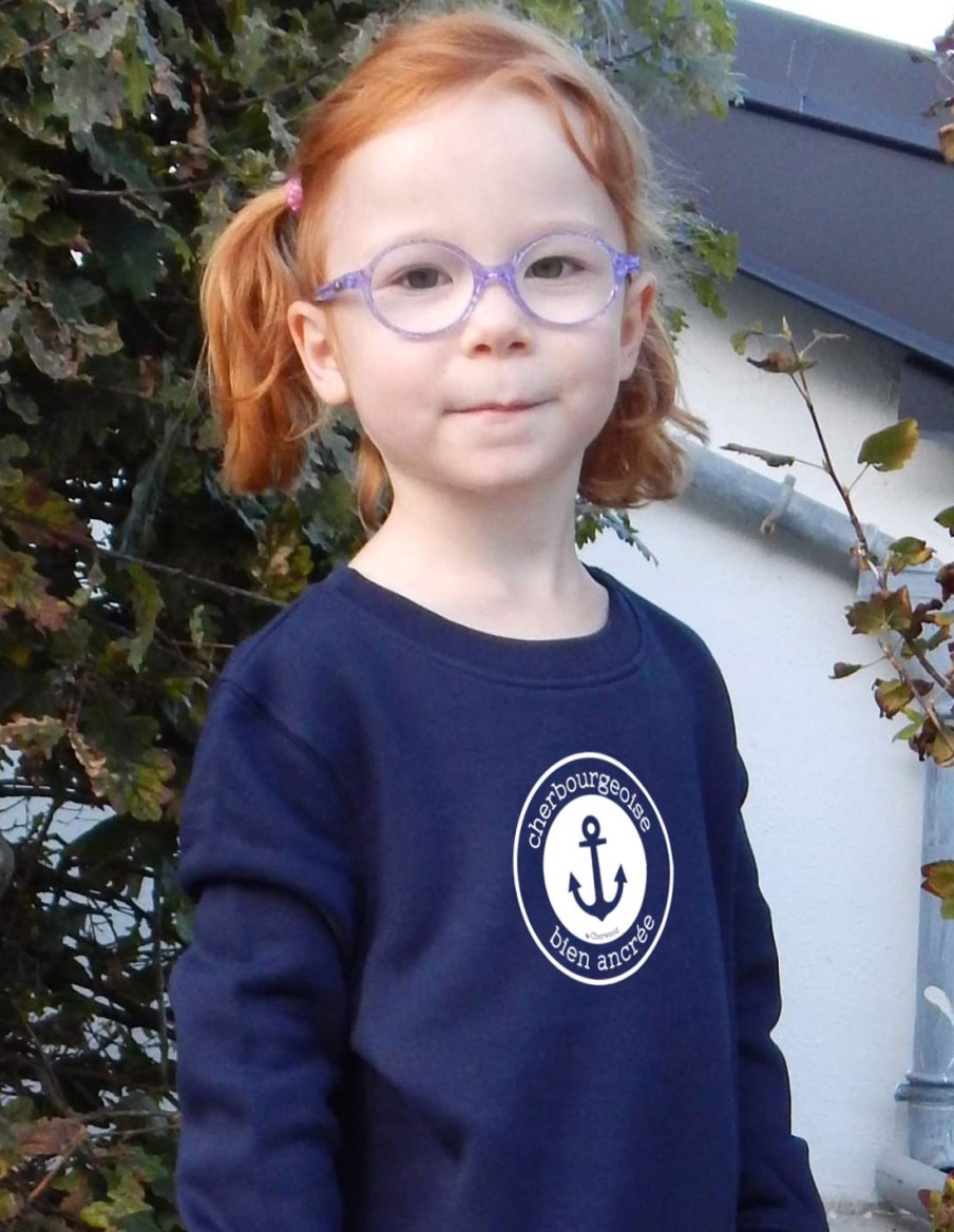 Sweat Fille Cherbourgeoise Bien Ancrée • Sweats • Cherwood