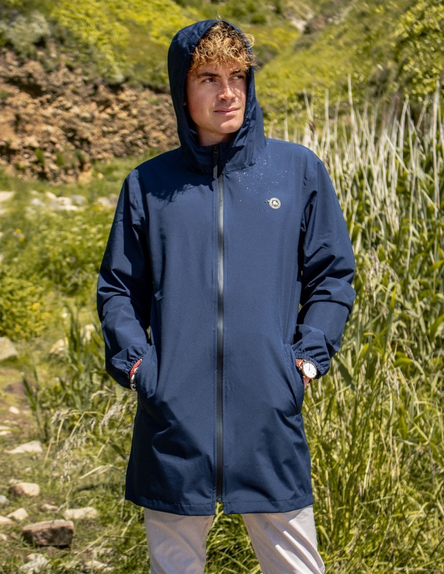 Veste imperméable Navy mixte • Vestes • Cherwood