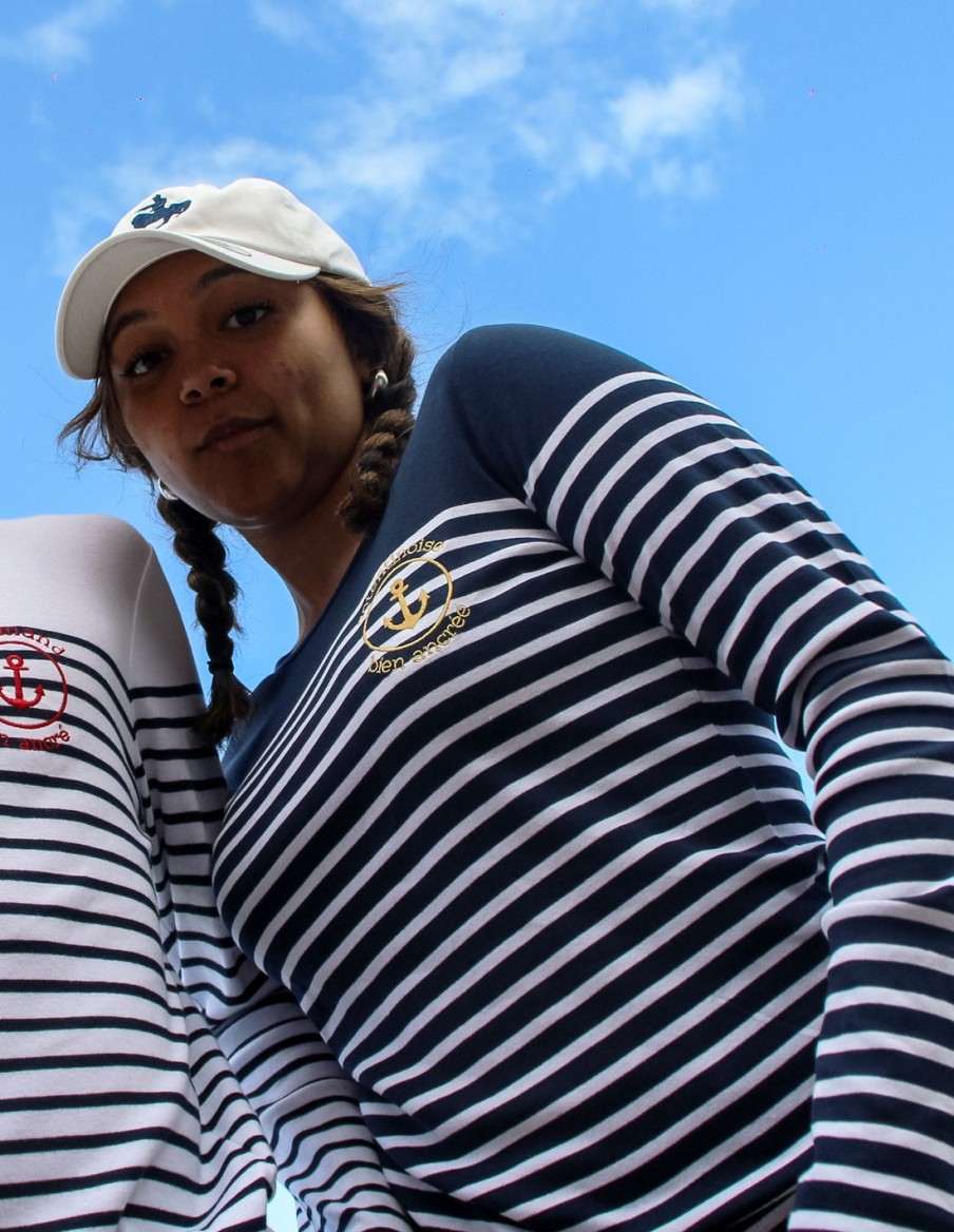 Marinière Femme Navy Cotentinoise Bien Ancrée • Marinières • Cherwood