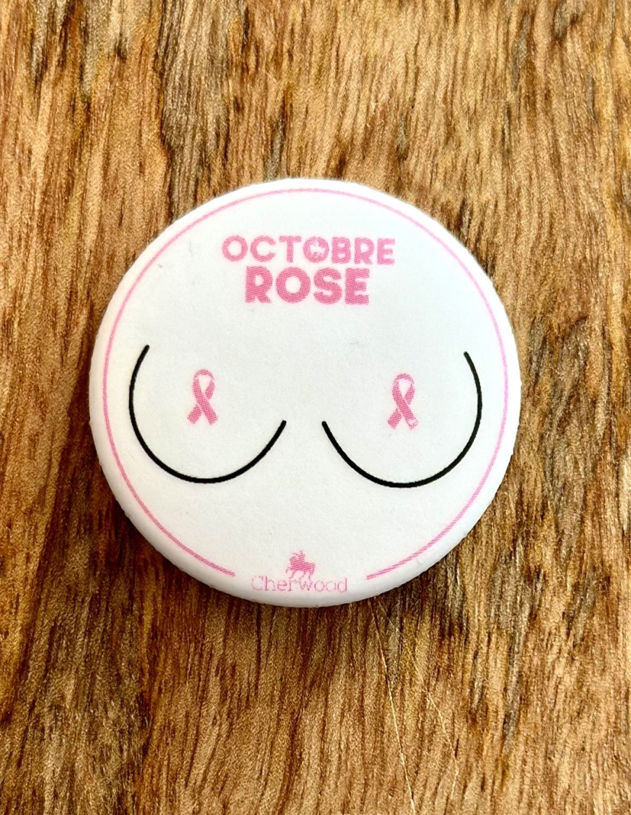 Octobre Rose Badge Kaboobz • Octobre Rose • Cherwood
