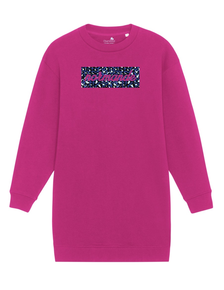 Robe sweat Normande léopard • Robes • Cherwood