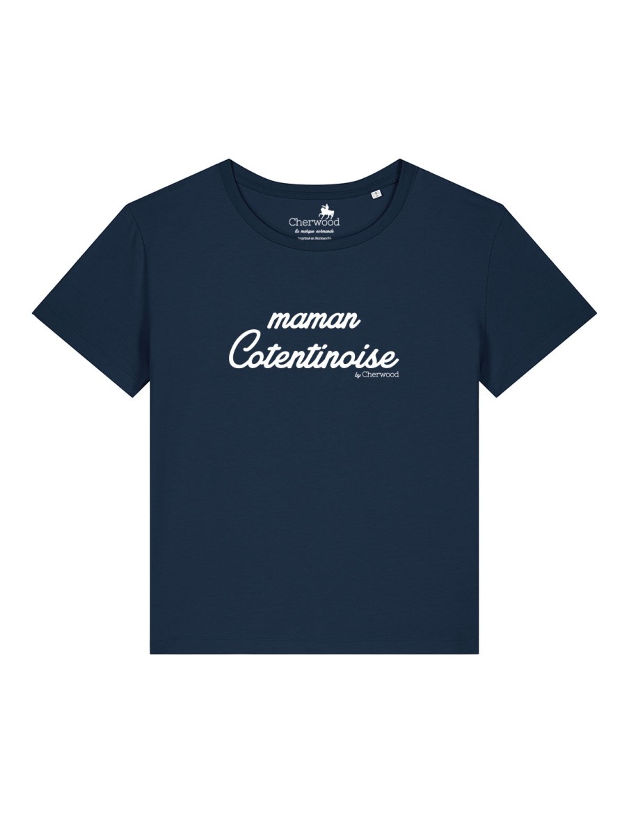 T-shirt Femme maman Cotentinoise • Maman • Cherwood