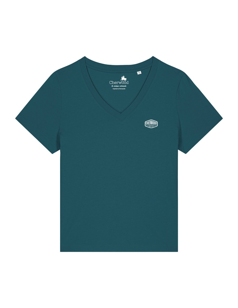 T-shirt Femme col V Cherwood Factory • T-shirts • Cherwood