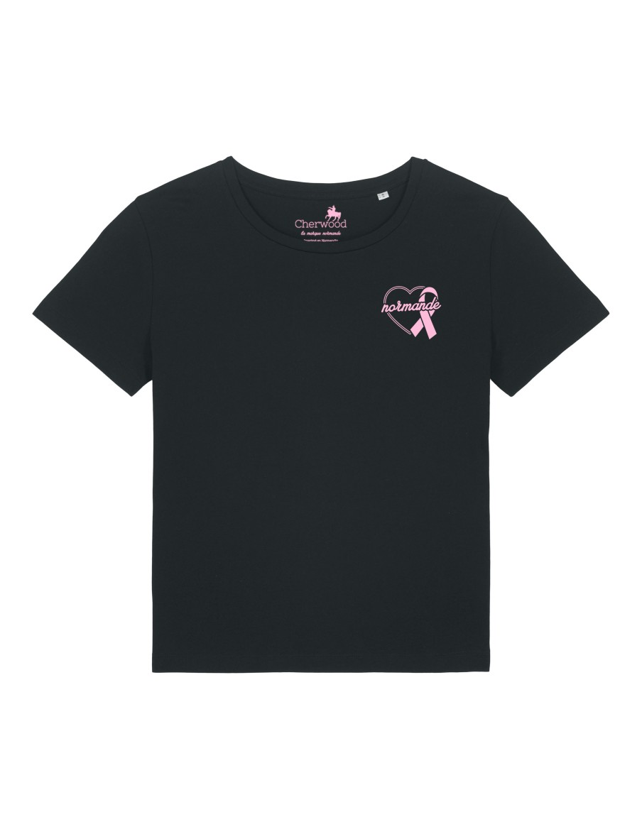 Octobre Rose T-shirt Femme Normande • Octobre Rose • Cherwood