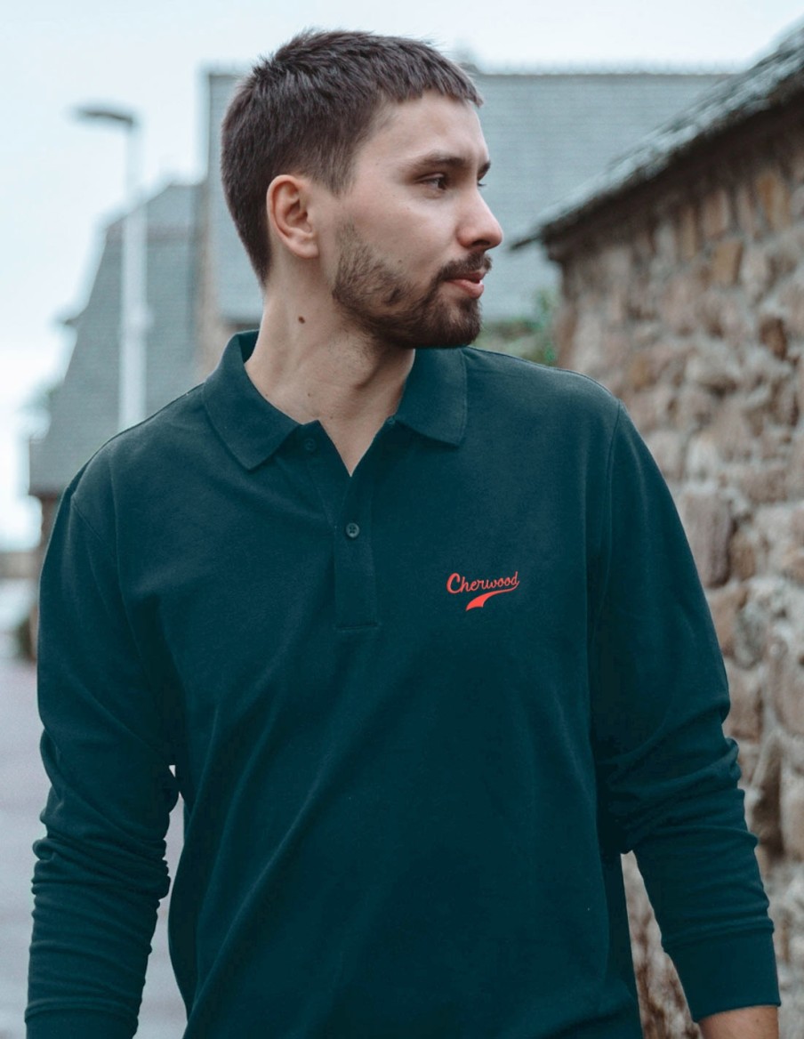 Polo à manches longues Stargazer Cherwood Signature • Homme • Cherwood