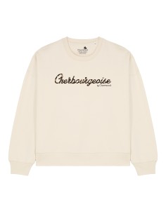 Sweat Femme Cherbourgeoise léopard en coton biologique by Cherwood coupe loose