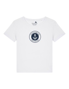 Tee-shirt Femme Cherbourgeoise Bien Ancrée 100% coton bio