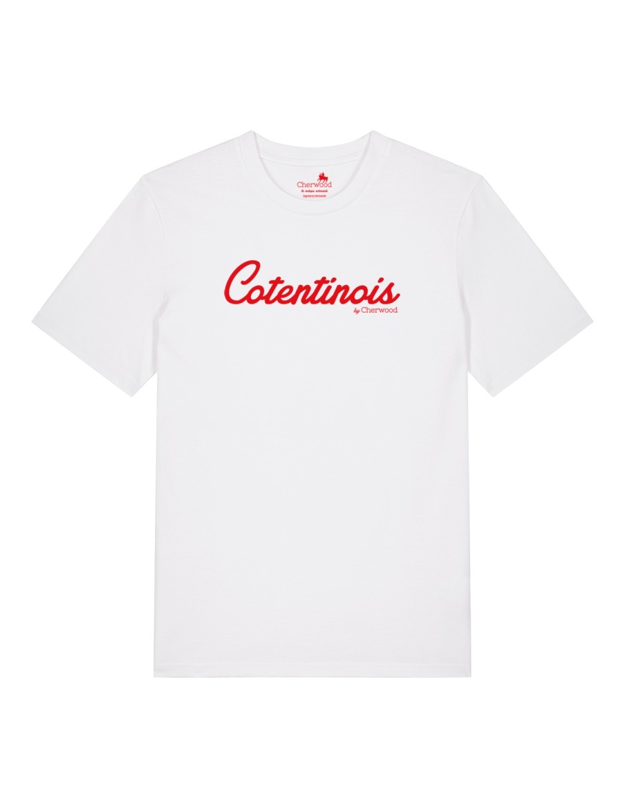 T-shirt Homme Cotentinois classique rouge • Cherwood Days • Cherwood