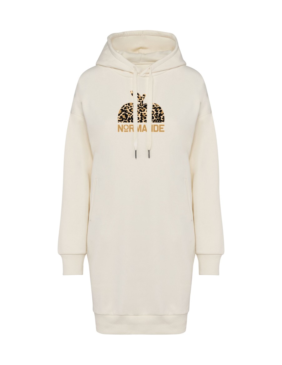 Robe hoodie Proud Normande léopard • Robes • Cherwood
