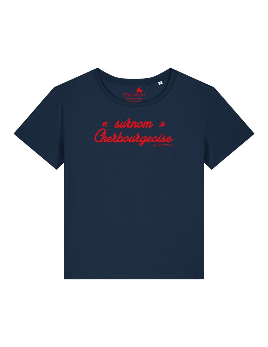 T-shirt Femme Cherbourgeoise personnalisé Saint Valentin • Saint-Valentin ❤️ • Cherwood