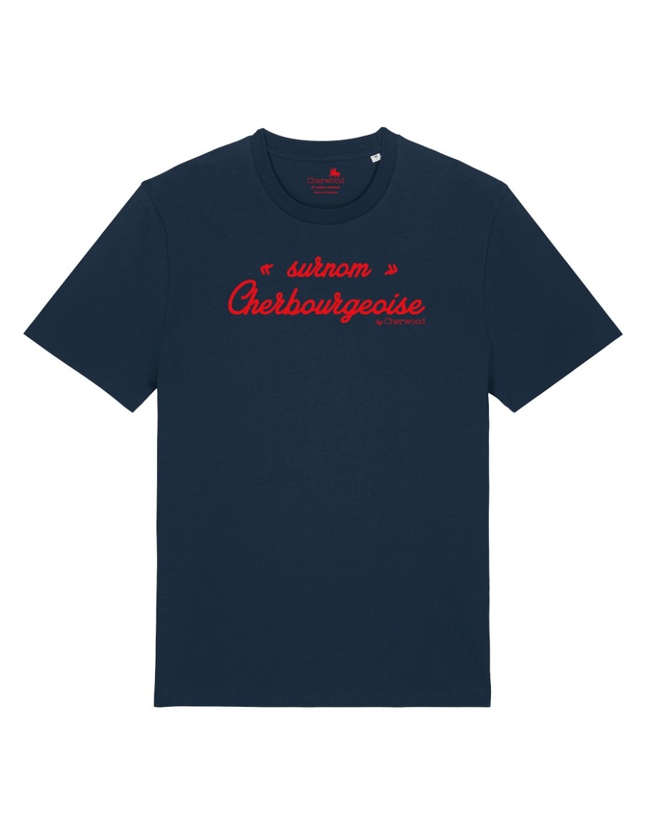 T-shirt Mixte Cherbourgeoise personnalisé Saint Valentin • Saint-Valentin ❤️ • Cherwood