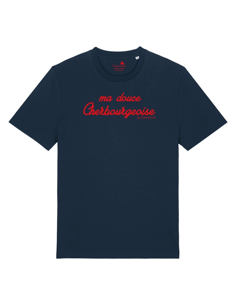 T-shirt Mixte Cherbourgeoise personnalisé Saint Valentin • Saint-Valentin ❤️ • Cherwood