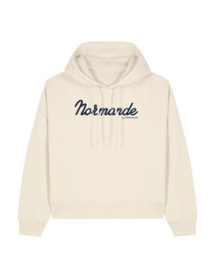 Hoodie (sweat à capuche) femme Normande : en coton biologique