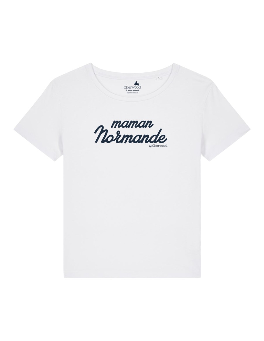 T-shirt Femme maman Normande • Maman • Cherwood