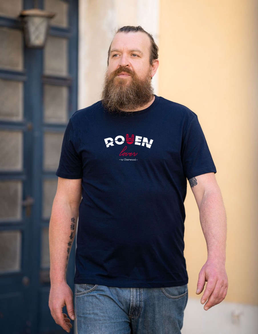 T-shirt Mixte Rouen Lover • Homme • Cherwood