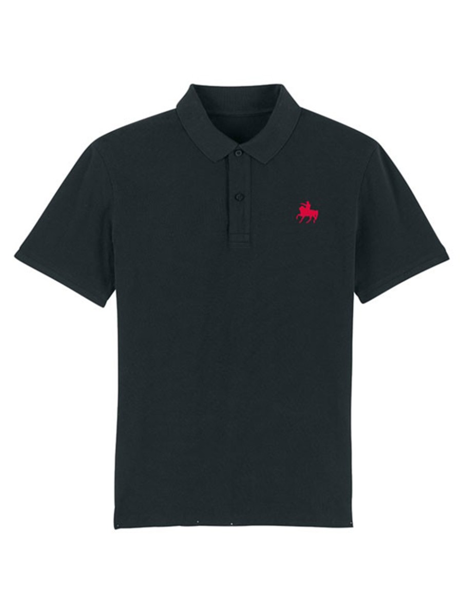 Polo Noir Homme Brodé Cherwood • Homme • Cherwood