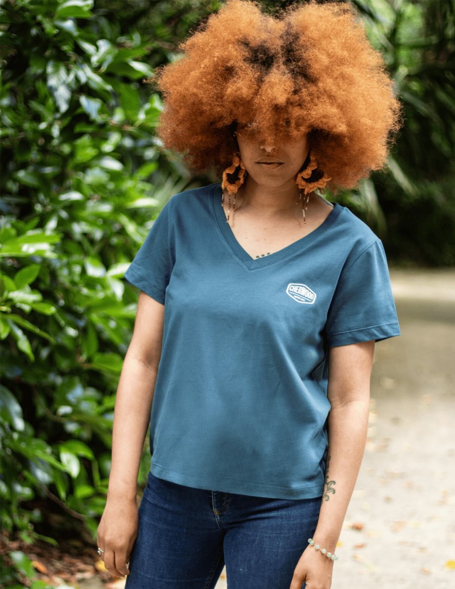 T-shirt Femme col V Cherwood Factory • T-shirts • Cherwood