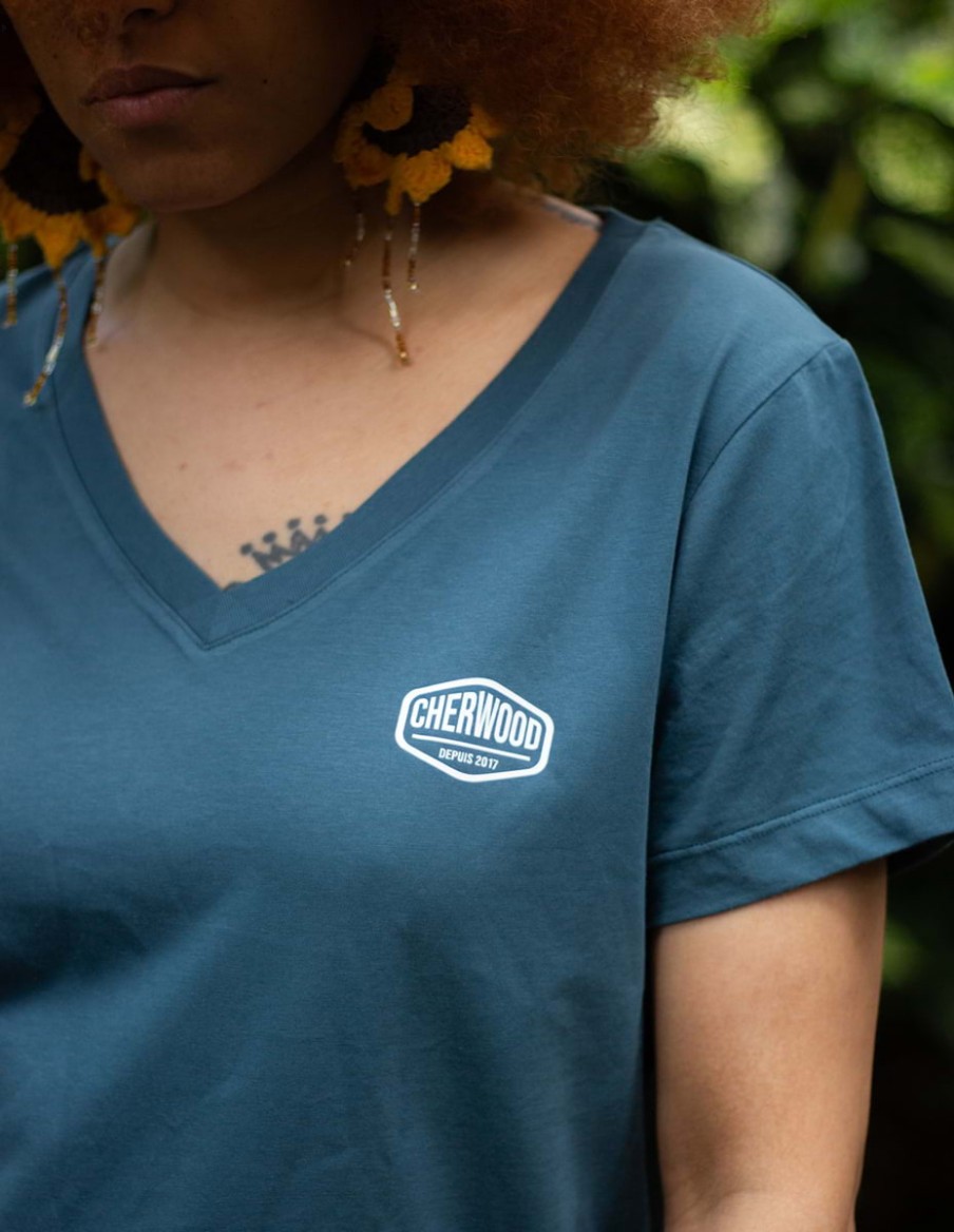 T-shirt Femme col V Cherwood Factory • T-shirts • Cherwood