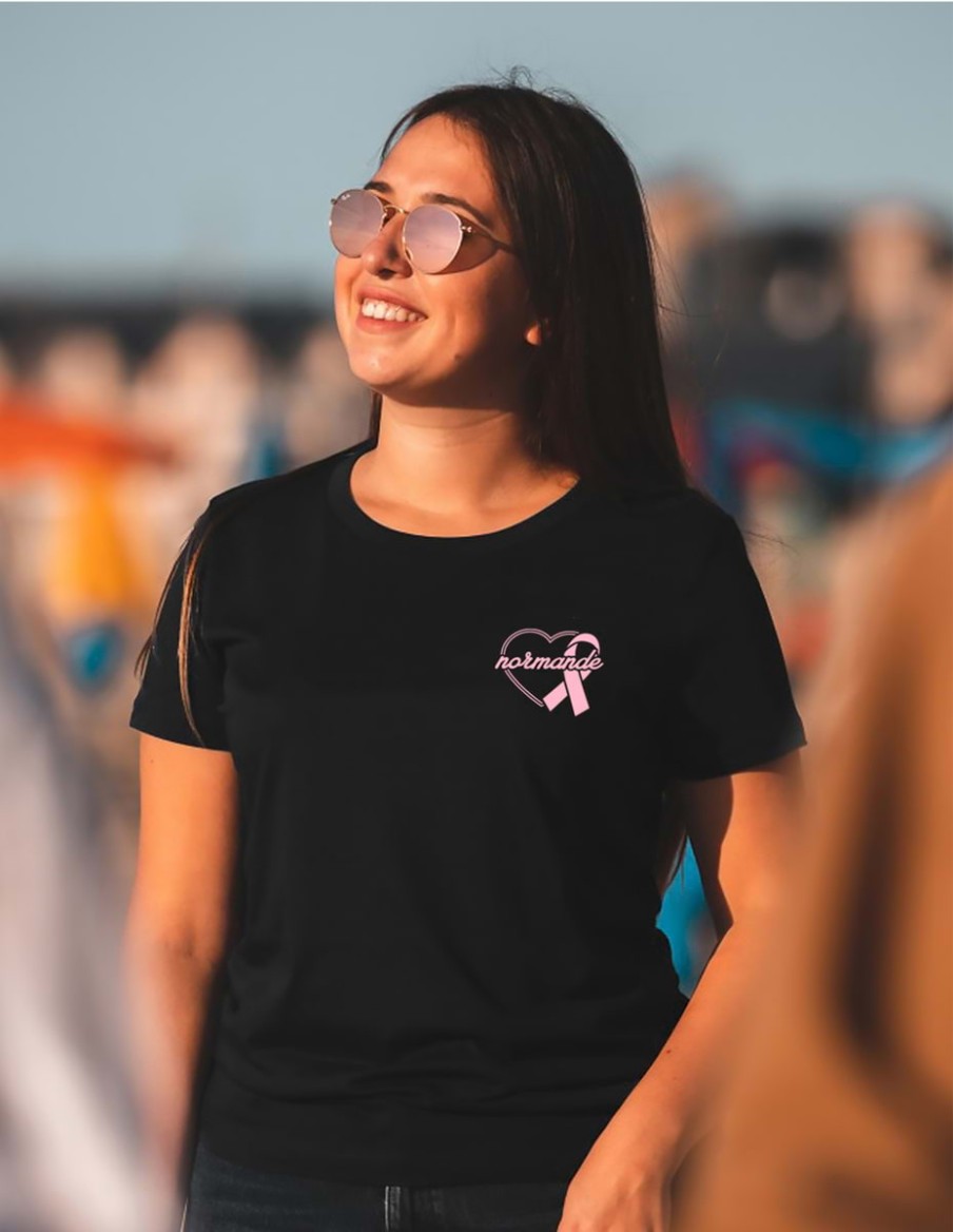 Octobre Rose T-shirt Femme Normande • Octobre Rose • Cherwood