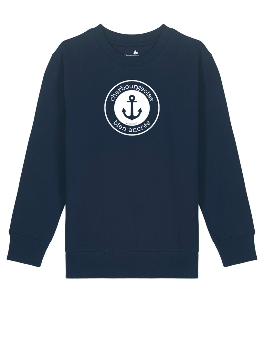 Sweat Fille Cherbourgeoise Bien Ancrée • Sweats • Cherwood