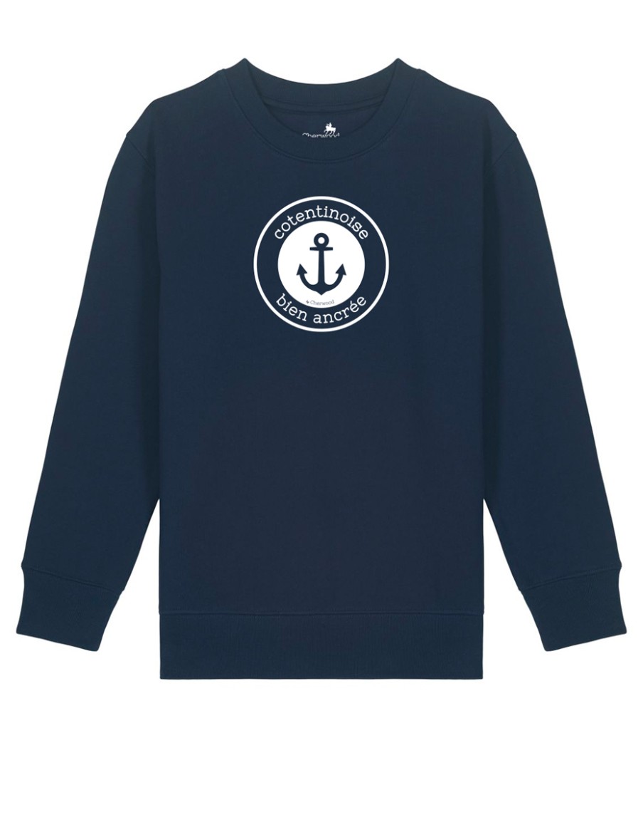 Sweat Fille Cotentinoise Bien Ancrée • Sweats • Cherwood