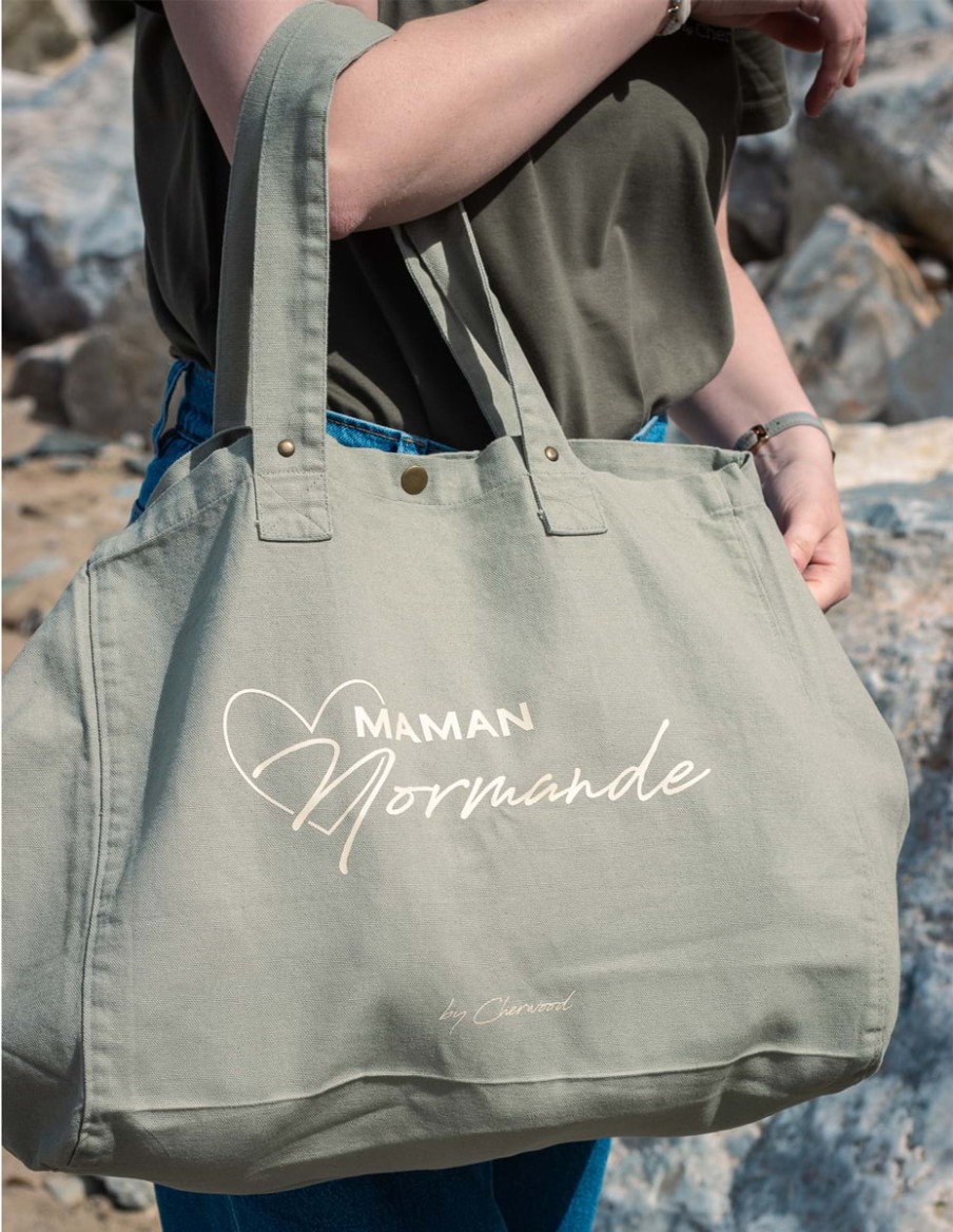 Cabas Vintage Maman Personnalisable • Personnalisation • Cherwood