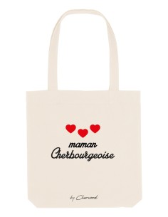 Sac Tote Bag Maman Cherbourgeoise coeurs