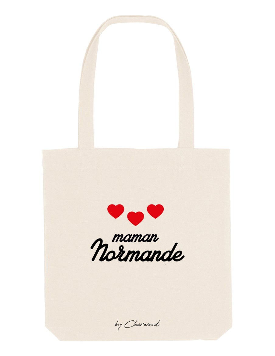 Sac Tote Bag Maman Normande coeurs • Maman • Cherwood