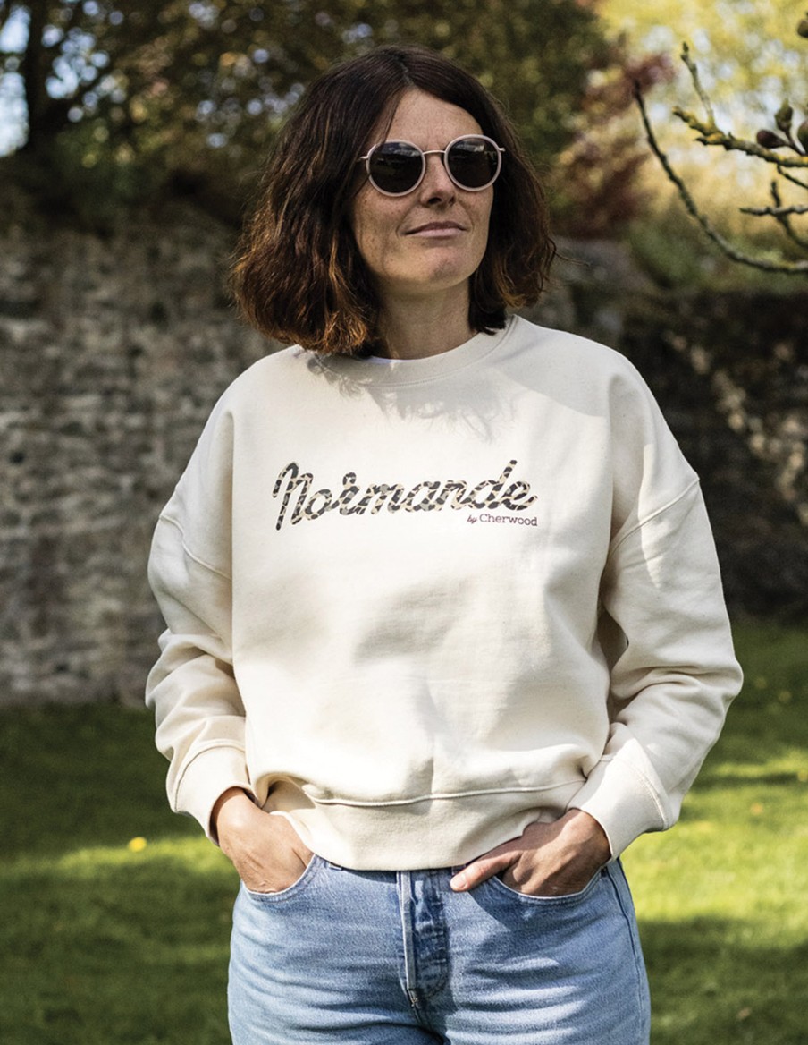 Sweat Femme Normande Léopard • Ma Normandie • Cherwood