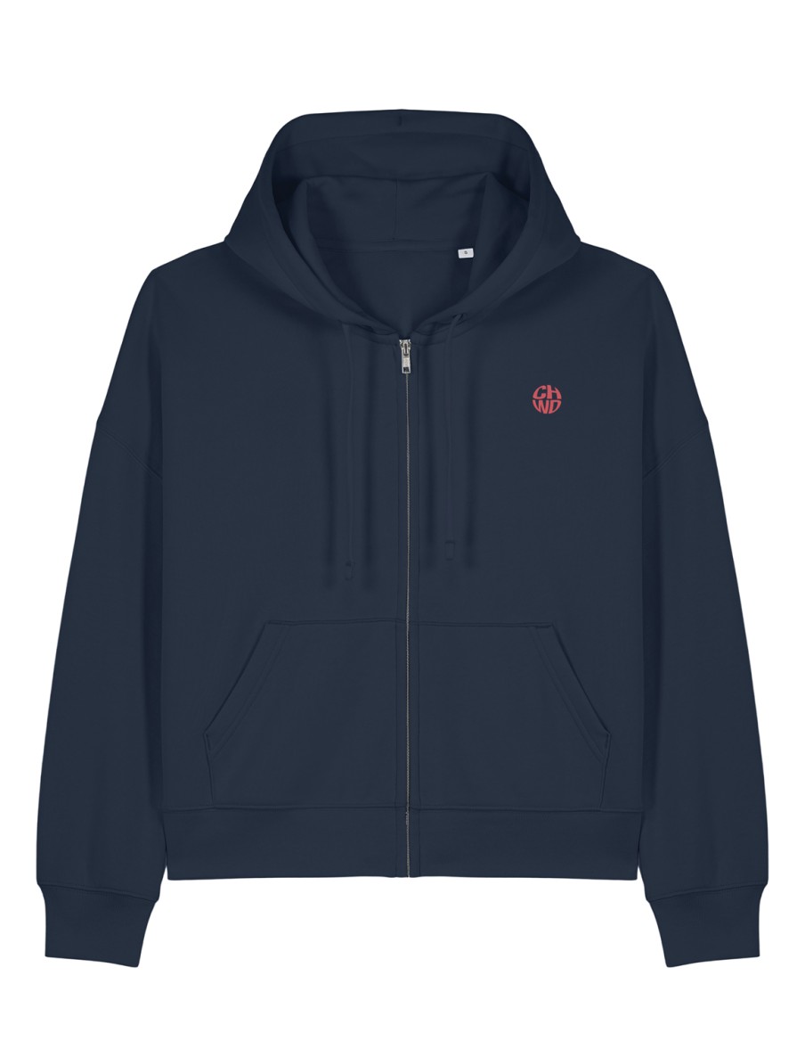 Hoodie Femme Zippé Good Vibes • Femme • Cherwood